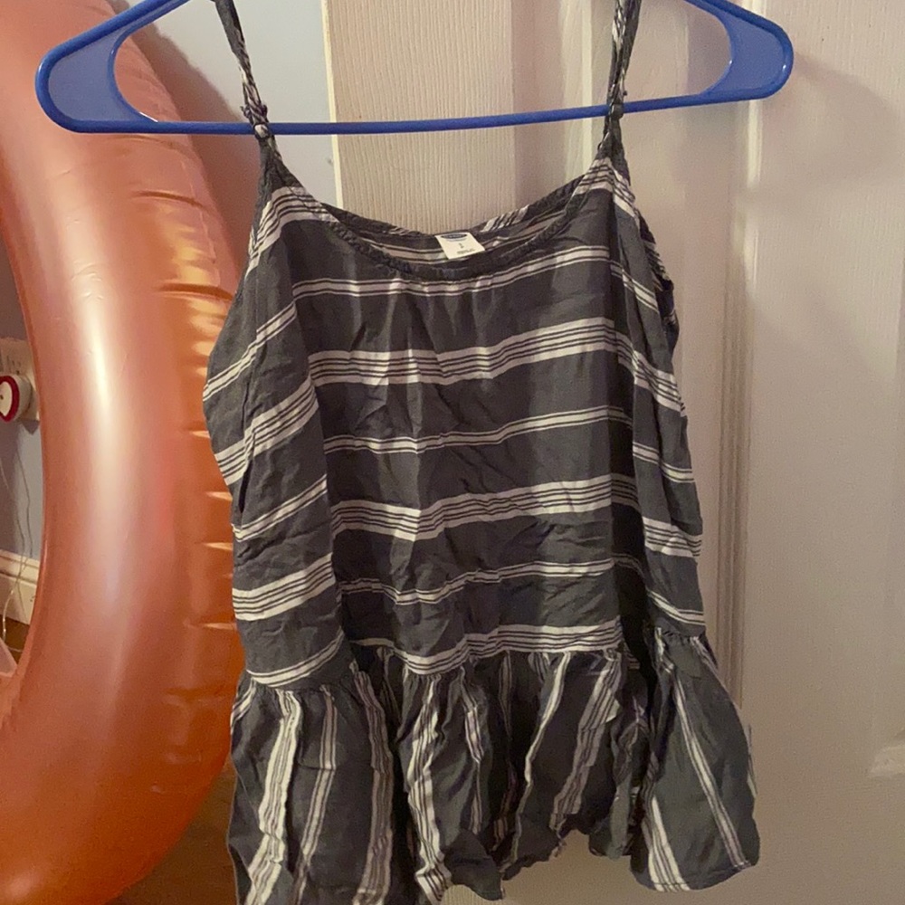 Grey and white tank top. Size small. Worn once